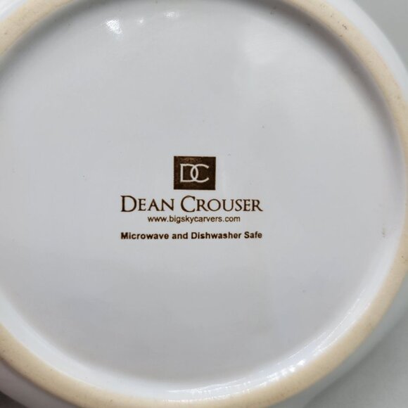 Dean Crouser Ceramic Spoon Rest Abstract Purple Iris Design - Picture 8 of 8